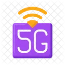 5 G Internet Signal Icon