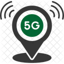5 G Location Pin Icon
