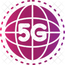 5 G Global Internet Icon