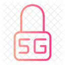 Bloqueo 5 G 5 G Bloqueo Icono