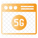 Browser 5 G Speed Icon