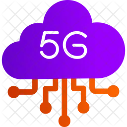 Computação em nuvem 5G  Ícone