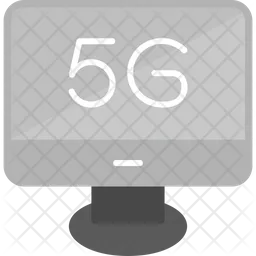 5 G Computer  Icon