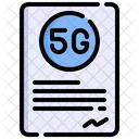 Contract Communications Document Icon