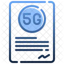 5 G Contract  Icon