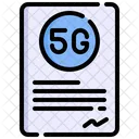 Contrato 5G  Ícone