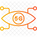 5G Cyberpunk Auge  Symbol