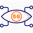 5G Cyberpunk Auge  Symbol