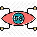 5G Cyberpunk Auge  Symbol