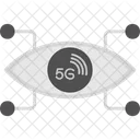 5G Cyberpunk Auge  Symbol