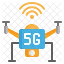 5 G Drohne  Symbol