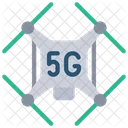 5 G Drohne  Symbol