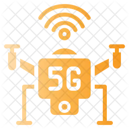 5 G Drone  Icon