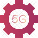 Engrenagem 5G  Ícone