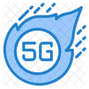 5 G Geschwindigkeit  Symbol