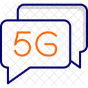 5 G-Gespräch  Symbol