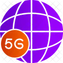 5G Globales Internet  Symbol