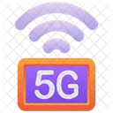 5 G Signal Connection Icon