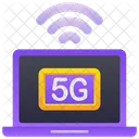 5 G Signal Internet Icon