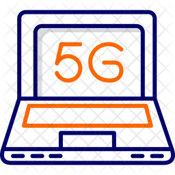 5 G Laptop  Icon