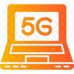 5 G Laptop  Icon