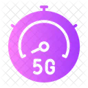 Latencia 5G  Icono