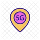 Localização 5G  Ícone