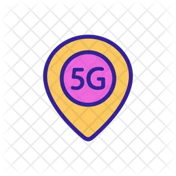 5G 위치  아이콘