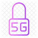 5 G Lock Icon