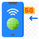 5 G Mobile Sim  Icon
