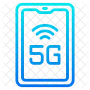 Celular 5g  Ícone