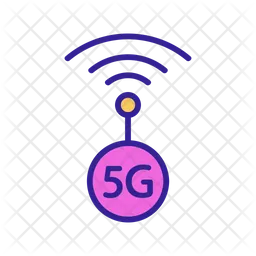 5g 네트워크  아이콘