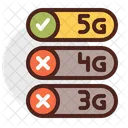 5 G Network Allowed  Icon