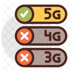 5 G Network Allowed  Icon