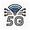 5g Netzwerk  Symbol