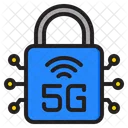 5G Netzwerkschutz  Symbol