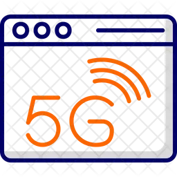 Página da Web 5G  Ícone