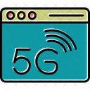 Página da Web 5G  Ícone