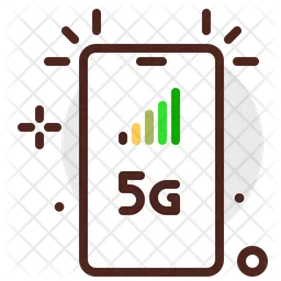 5 G Phone  Icon