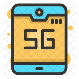 5 G Mobile  Icon