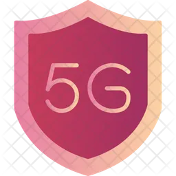 Protección de Internet 5G  Icono