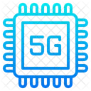 5 G Prozessorchip  Symbol