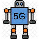 5 G Roboter  Symbol