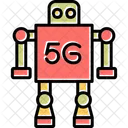 5 G Roboter  Symbol