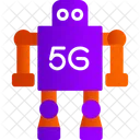 5 G Roboter  Symbol