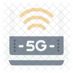 5G 라우터  아이콘