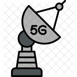 5 G Satellite Dish  Icon