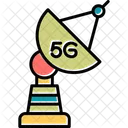 5 G Satellite Dish  Icon