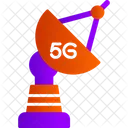 5 G Satellitenschüssel  Symbol