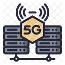 5 G Server 5 G Signal Icon